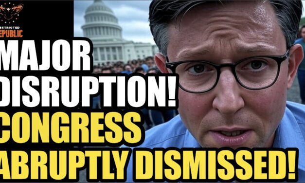 MAJOR DISRUPTION! Congress ABRUPTLY Dismissed! Mike Johnson Caught Hiding as New Suspect Identified!